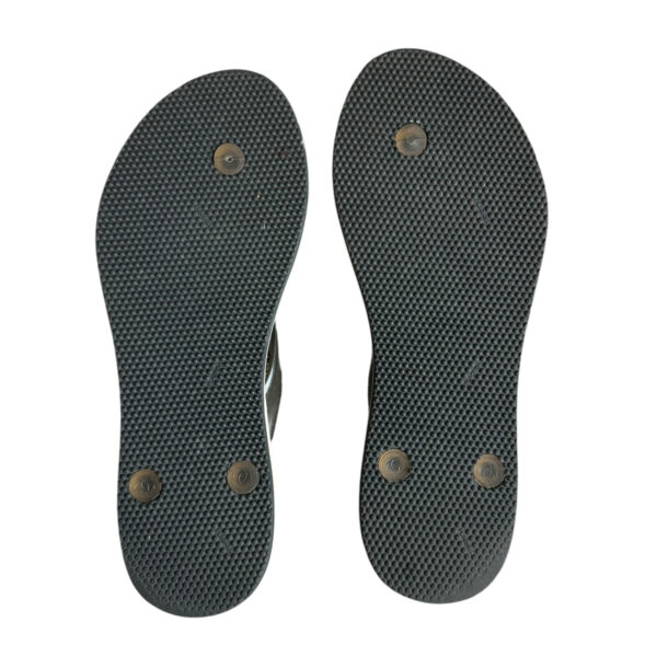 Chanel Rubber Logo Thong Sandal Flip Flops in Grey UK 5 - Image 6