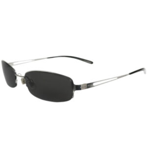 Vintage Miu Miu Logo Rimless Sunglasses in Black / Silver | NITRYL