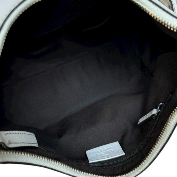 Gucci Monogram Canvas D Ring Hobo Shoulder Bag in Beige / White / Gold - Image 6