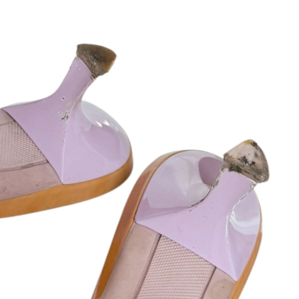 Louis Vuitton Monogram Bow Heels in White Multicolour UK 3.5 - Image 5