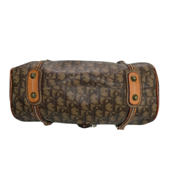 Dior Monogram Romantic Heart Lock Shoulder Bag in Brown / Tan - Image 5