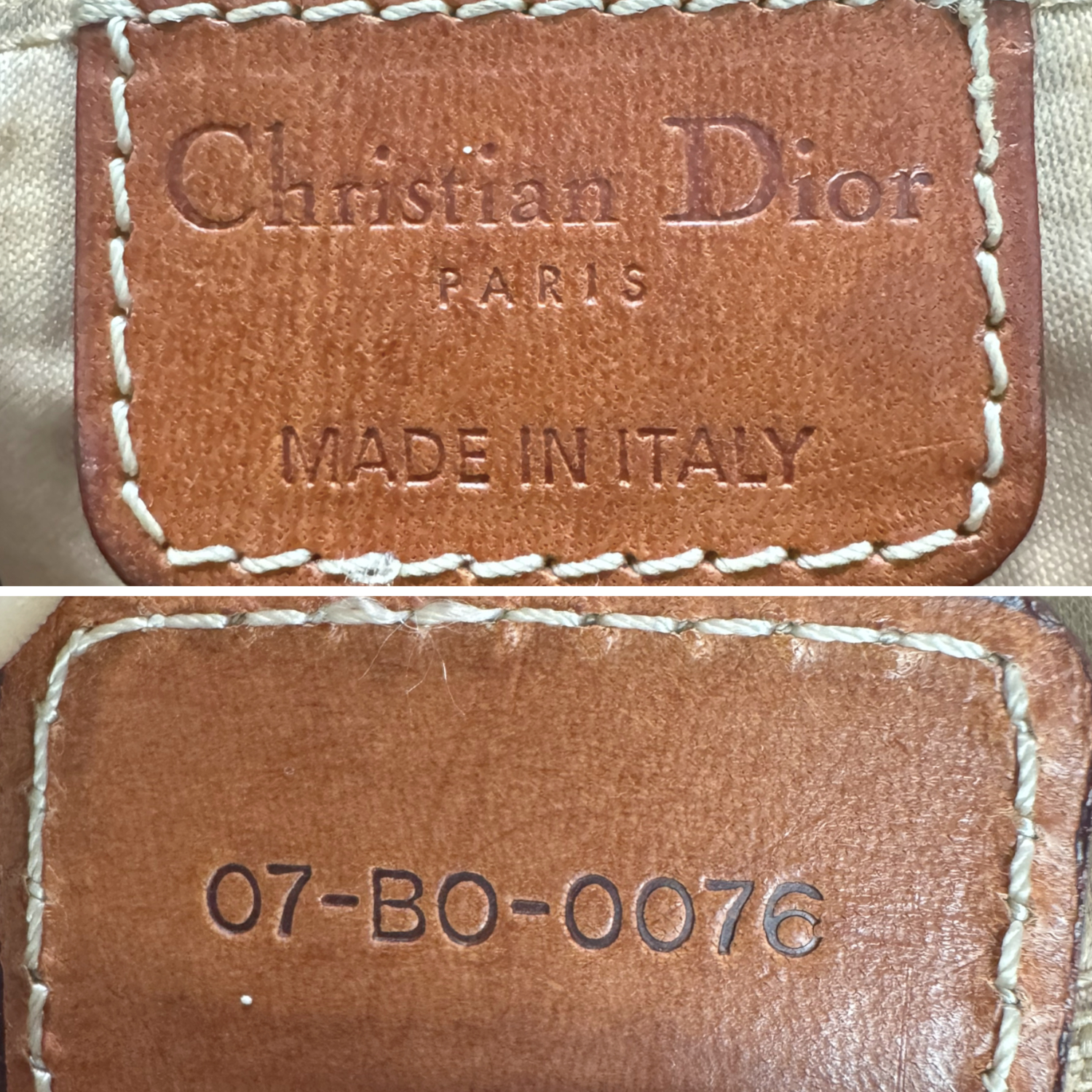 Dior Monogram Heart Lock Romantic Barrel Bag in Brown / Tan - Image 8