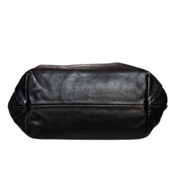 Prada Ombre Leather Hobo Shoulder Bag in Brown / Silver - Image 5