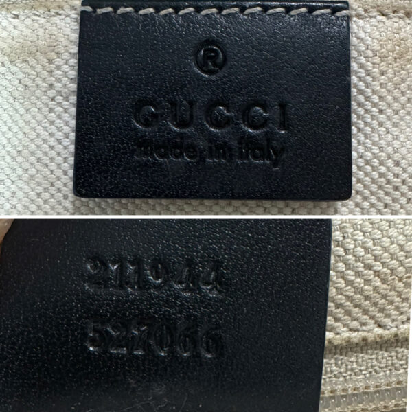 Gucci Monogram Sukey Hobo Shoulder Bag in Black / Gold - Image 8