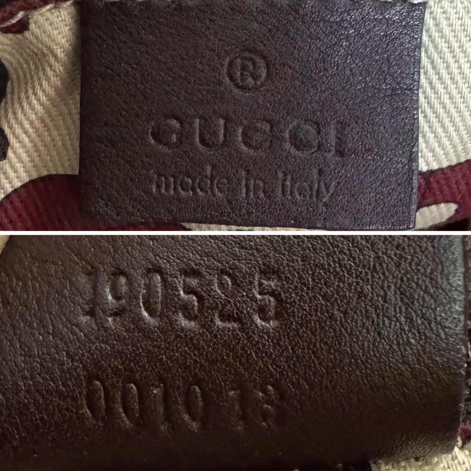 Gucci Monogram Leather D Ring Hobo Shoulder Bag in Brown / Gold - Image 7