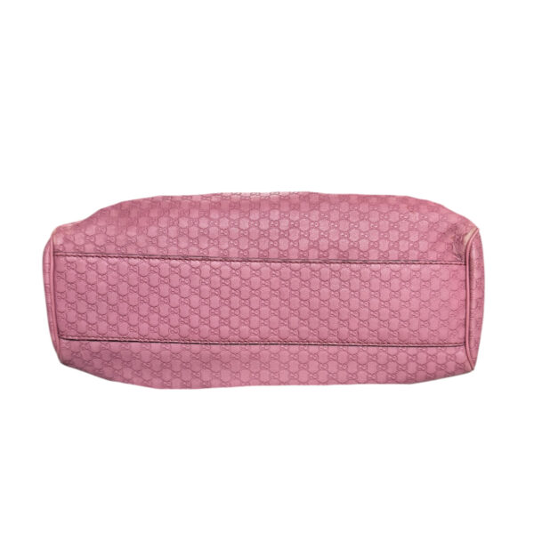 Gucci Monogram Leather Sukey Hobo Shoulder Bag in Pink / Gold - Image 5