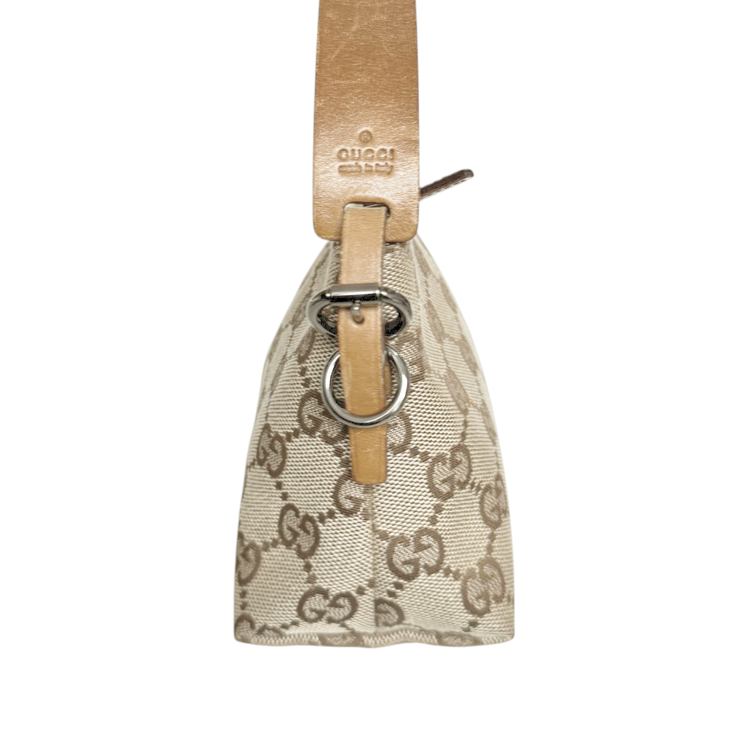Gucci Monogram Pochette Mini Shoulder Bag in Beige / Tan - Image 3