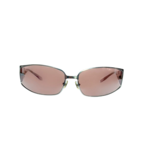 Miu Miu Logo Rose Sunglasses in Pink / Silver - Image 2