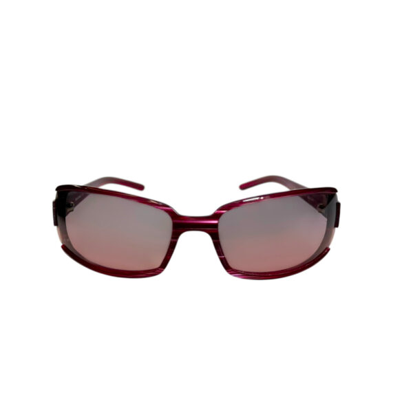 Miu Miu Logo Sunglasses in Pink / Silver - Image 2