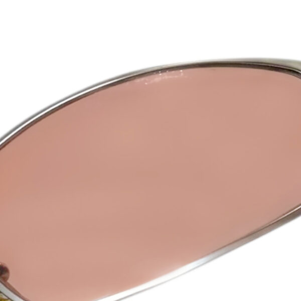 Miu Miu Logo Rose Sunglasses in Pink / Silver - Image 3