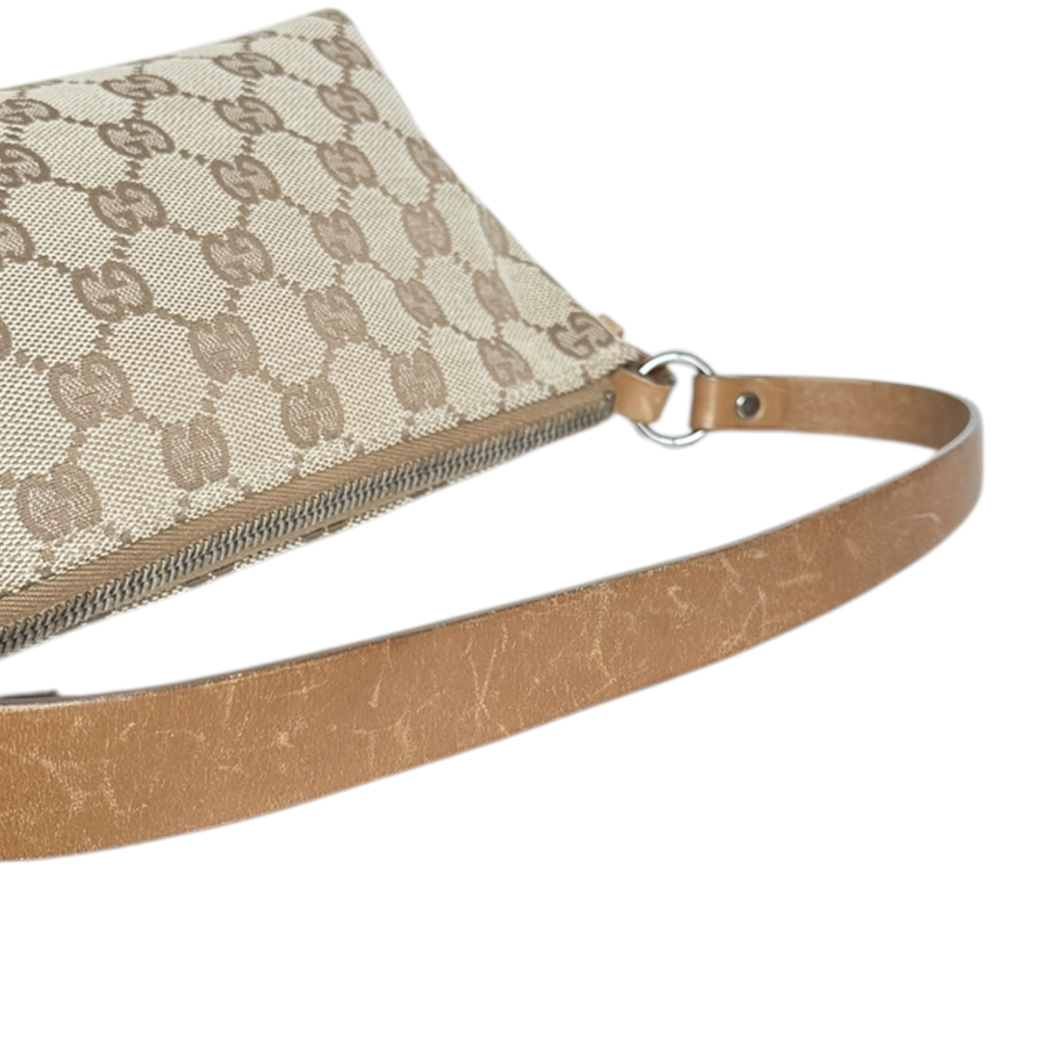Gucci Monogram Pochette Mini Shoulder Bag in Beige / Tan - Image 6