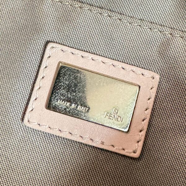 Fendi Monogram Shoulder Bag in Pink / Gold - Image 7