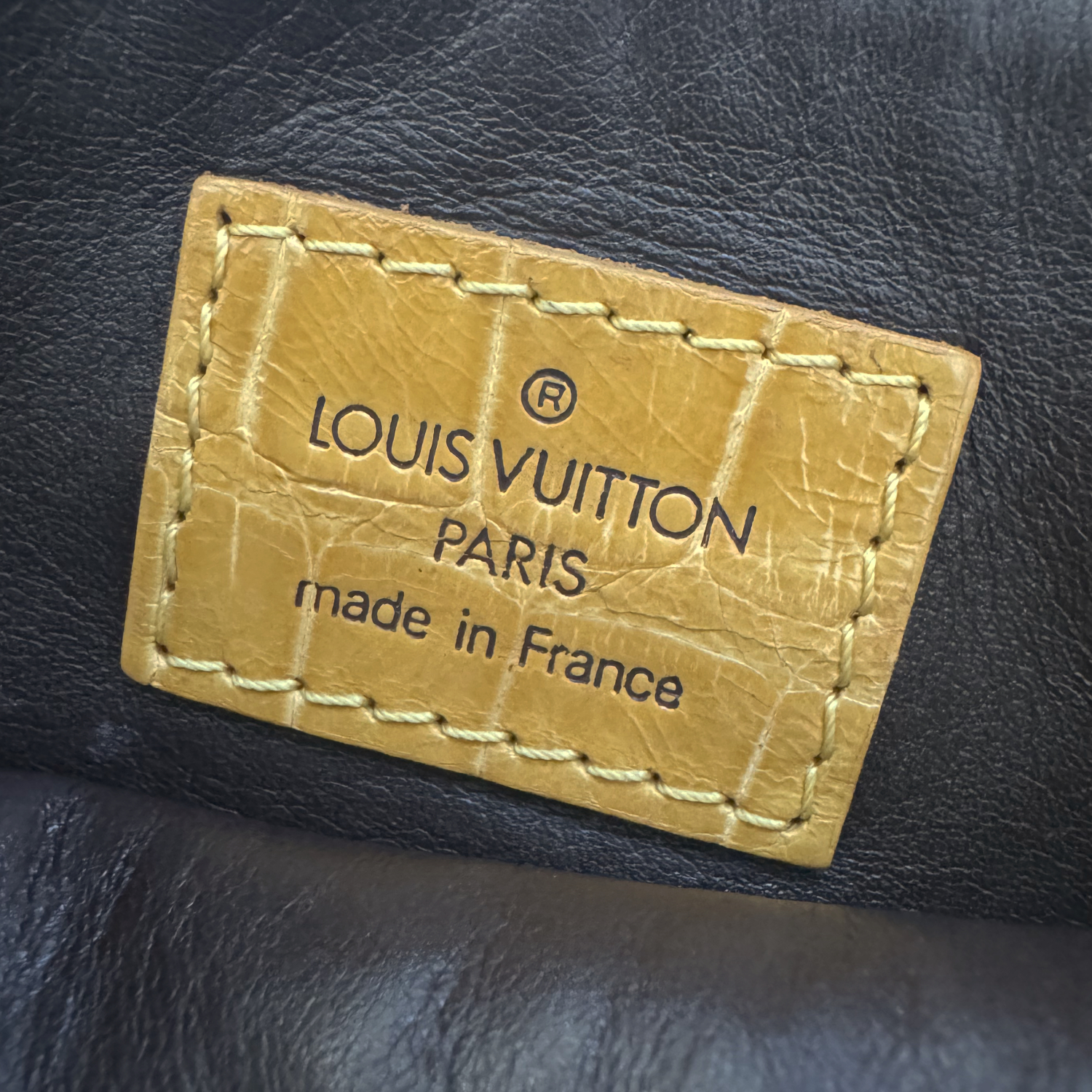 Louis Vuitton Monogram 'Trompe L'oeil' Velvet Shoulder Bag in Brown / Gold - Image 8
