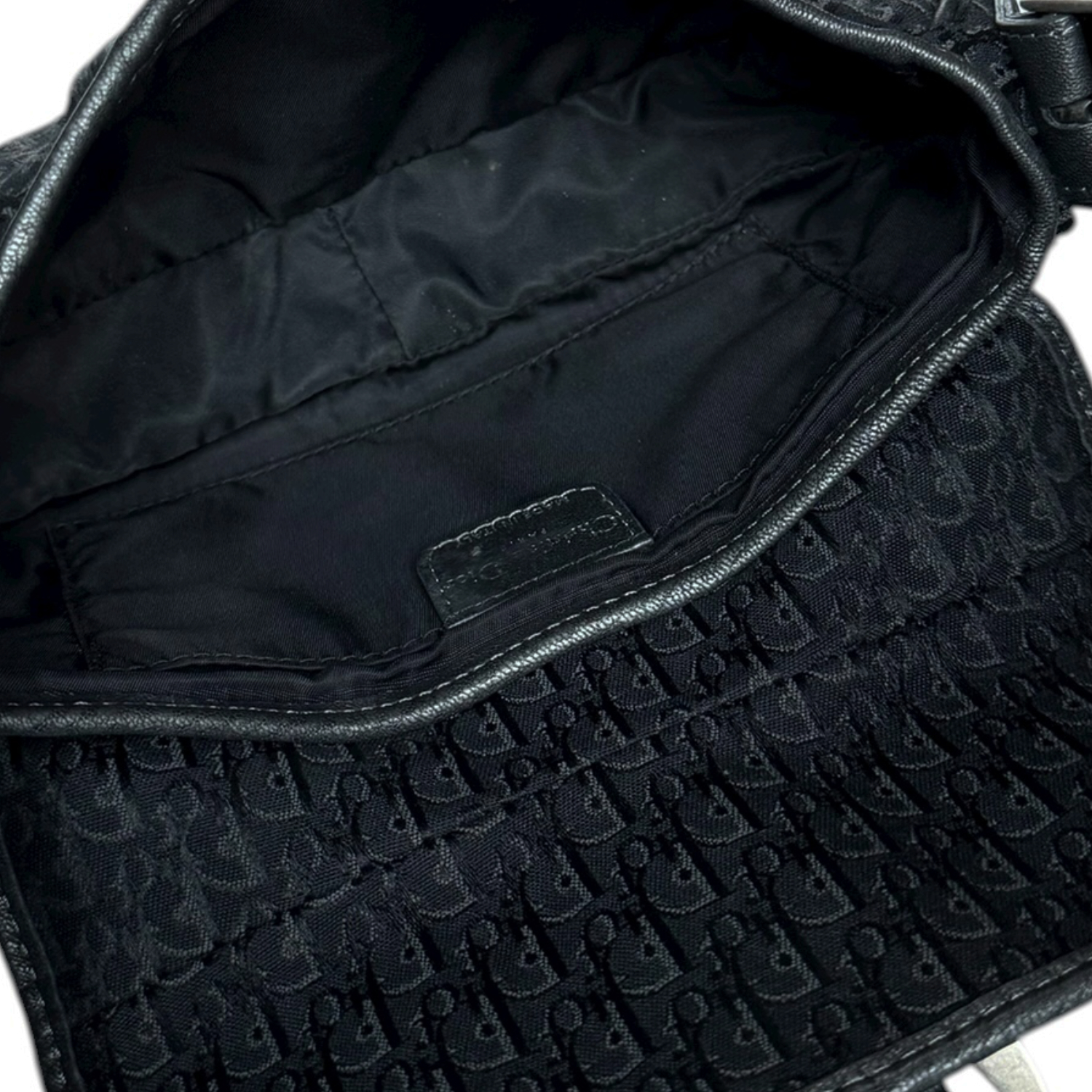 Dior Monogram Western Mini Shoulder Bag in Black / Silver - Image 6
