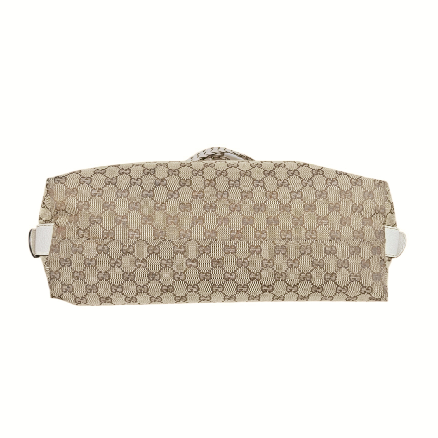 Gucci Monogram Large Hobo Shoulder Bag in Beige / White - Image 5