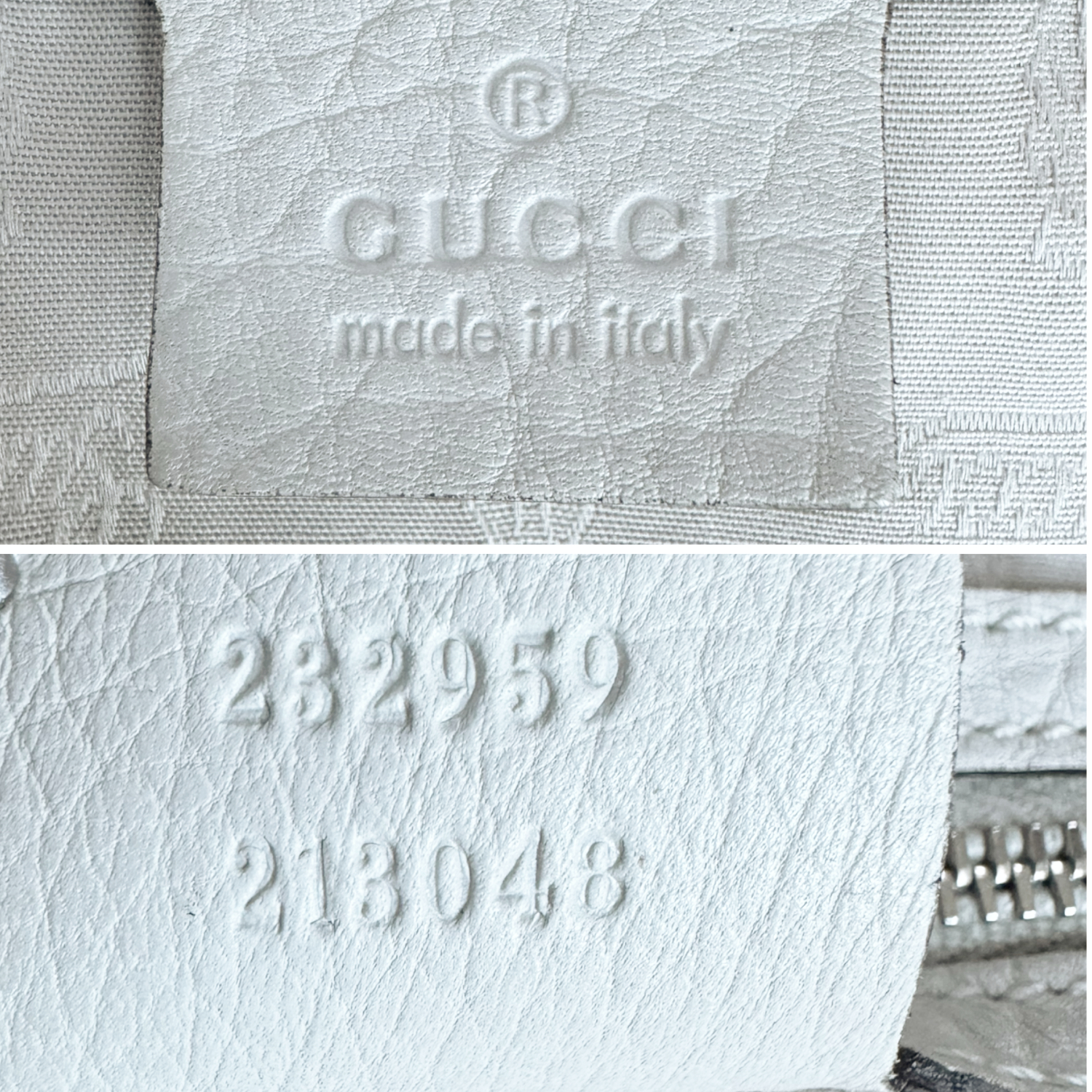 Gucci Monogram Large Hobo Shoulder Bag in Beige / White - Image 7