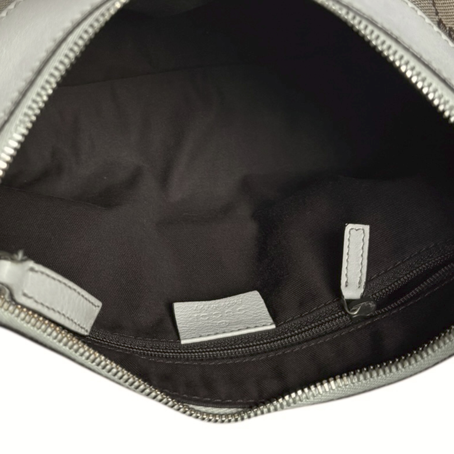 Gucci Monogram D Ring Hobo Shoulder Bag in Beige / White / Gold - Image 6