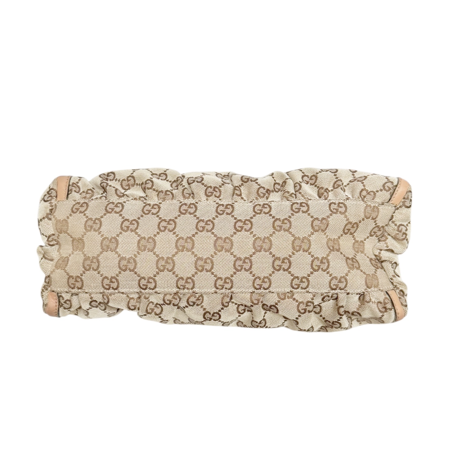 Gucci Monogram R Ring Hobo Shoulder Bag in Beige / Tan / Gold - Image 5