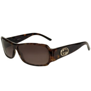 Vintage Gucci GG Logo Tortoiseshell Sunglasses in Brown / Gold | NITRYL