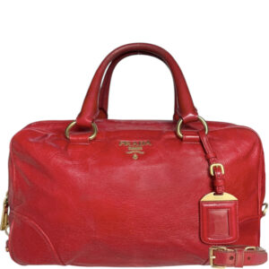 Vintage Miu Miu Logo Slim Sunglasses in Red / Yellow | NITRYL