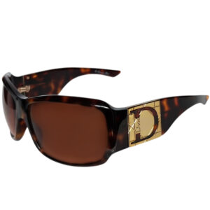 Vintage Dior Logo Sunglasses in Tortoiseshell Brown / Gold | NITRYL