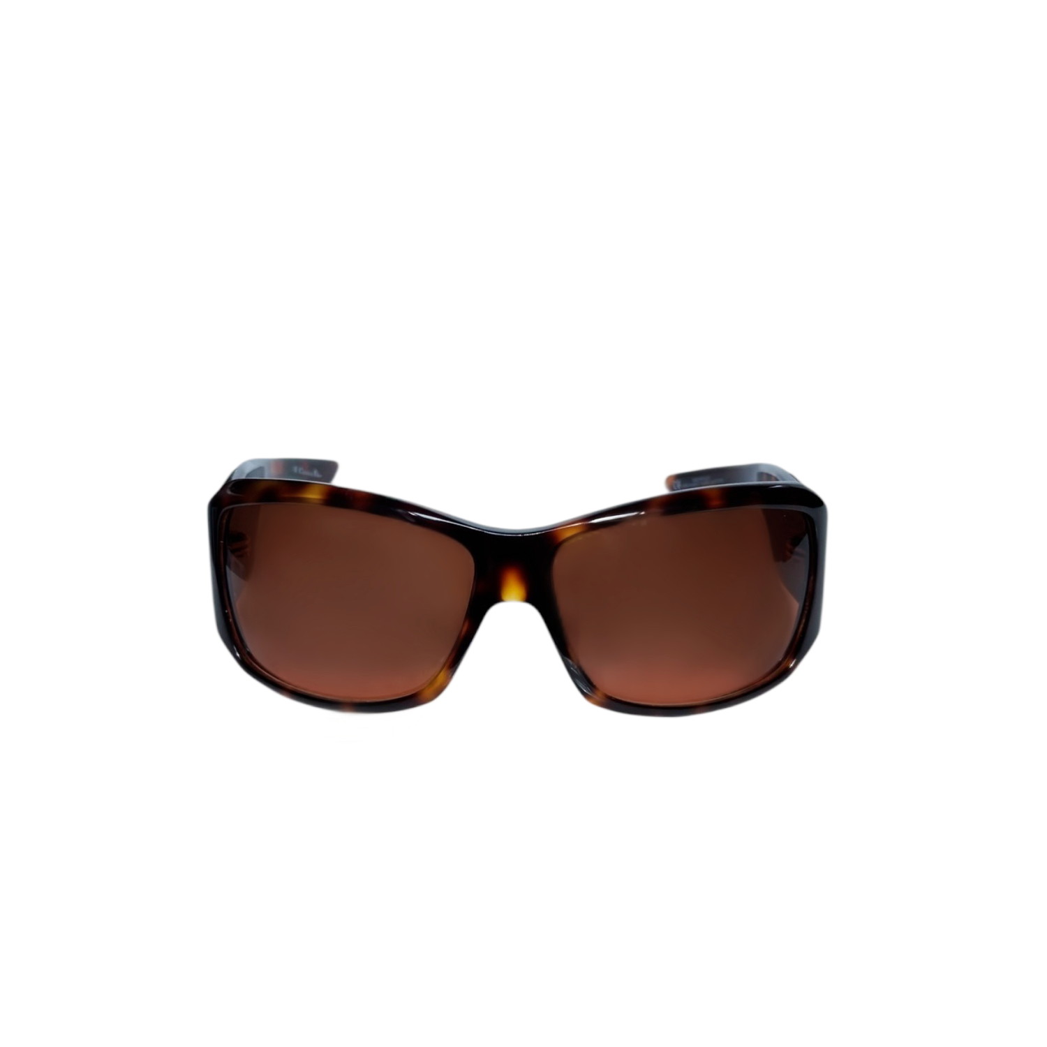 Dior Logo Sunglasses in Tortoiseshell Brown / Gold - Image 2
