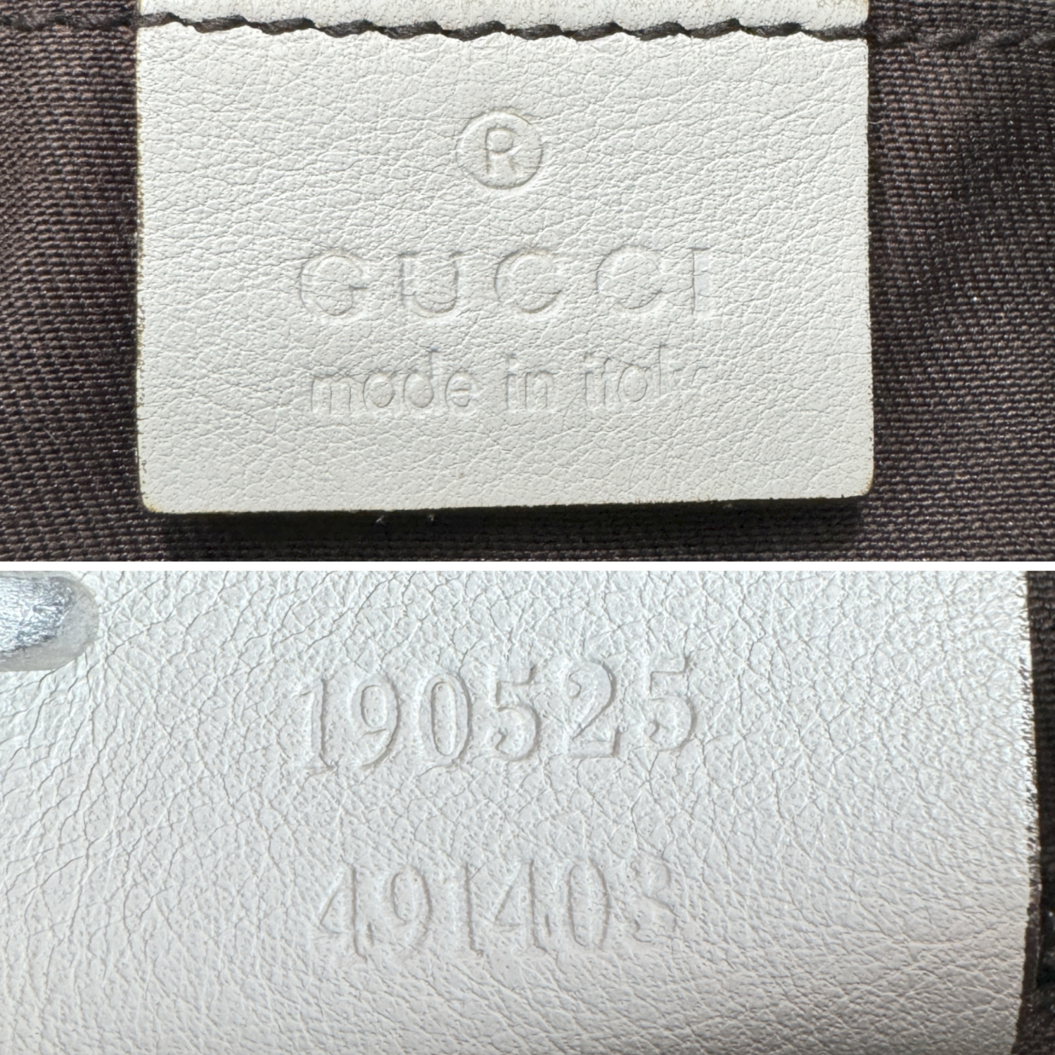 Gucci Monogram D Ring Hobo Shoulder Bag in Beige / White / Gold - Image 8