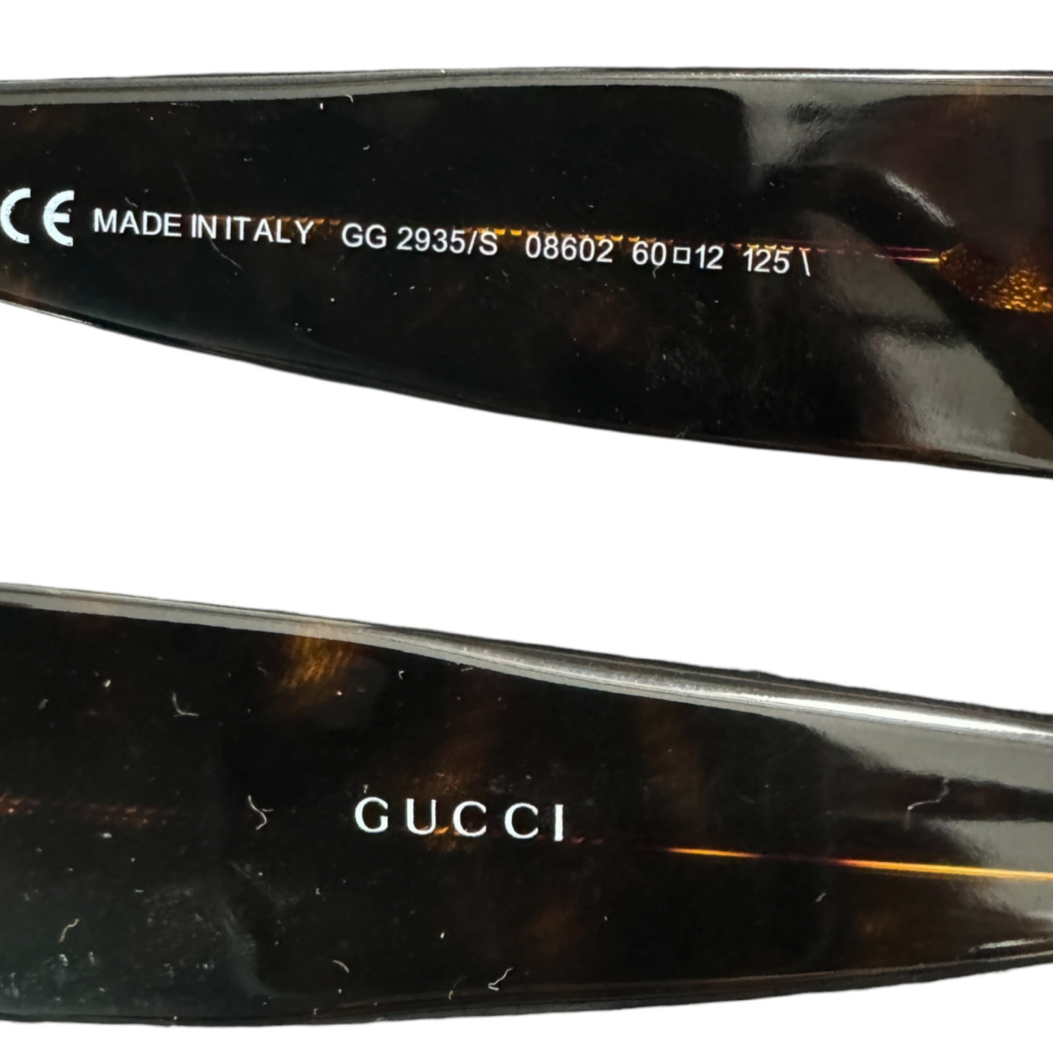 Gucci GG Logo Tortoiseshell Sunglasses in Brown / Gold - Image 3