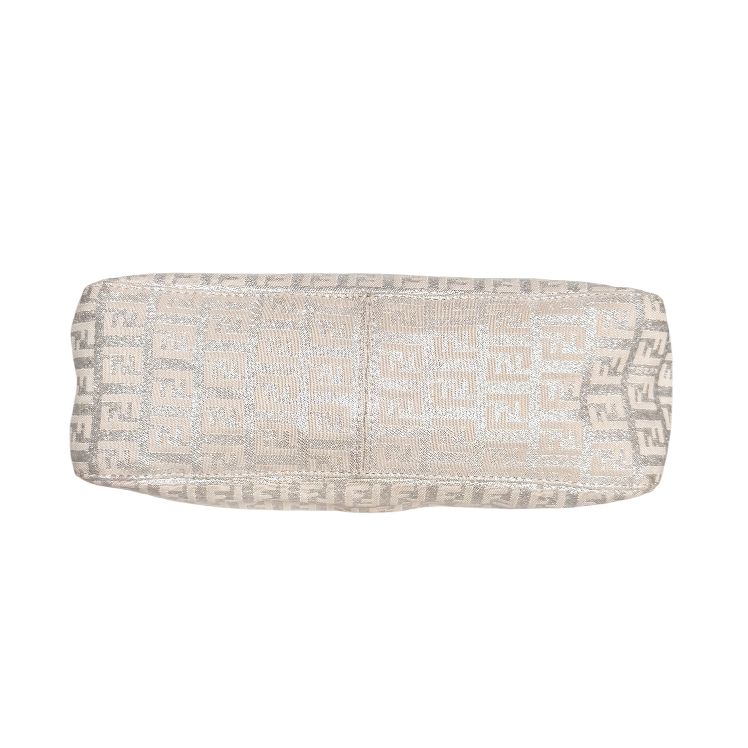 Fendi Monogram Metallic Shoulder Baguette Bag in Pink / Silver / Gold - Image 5