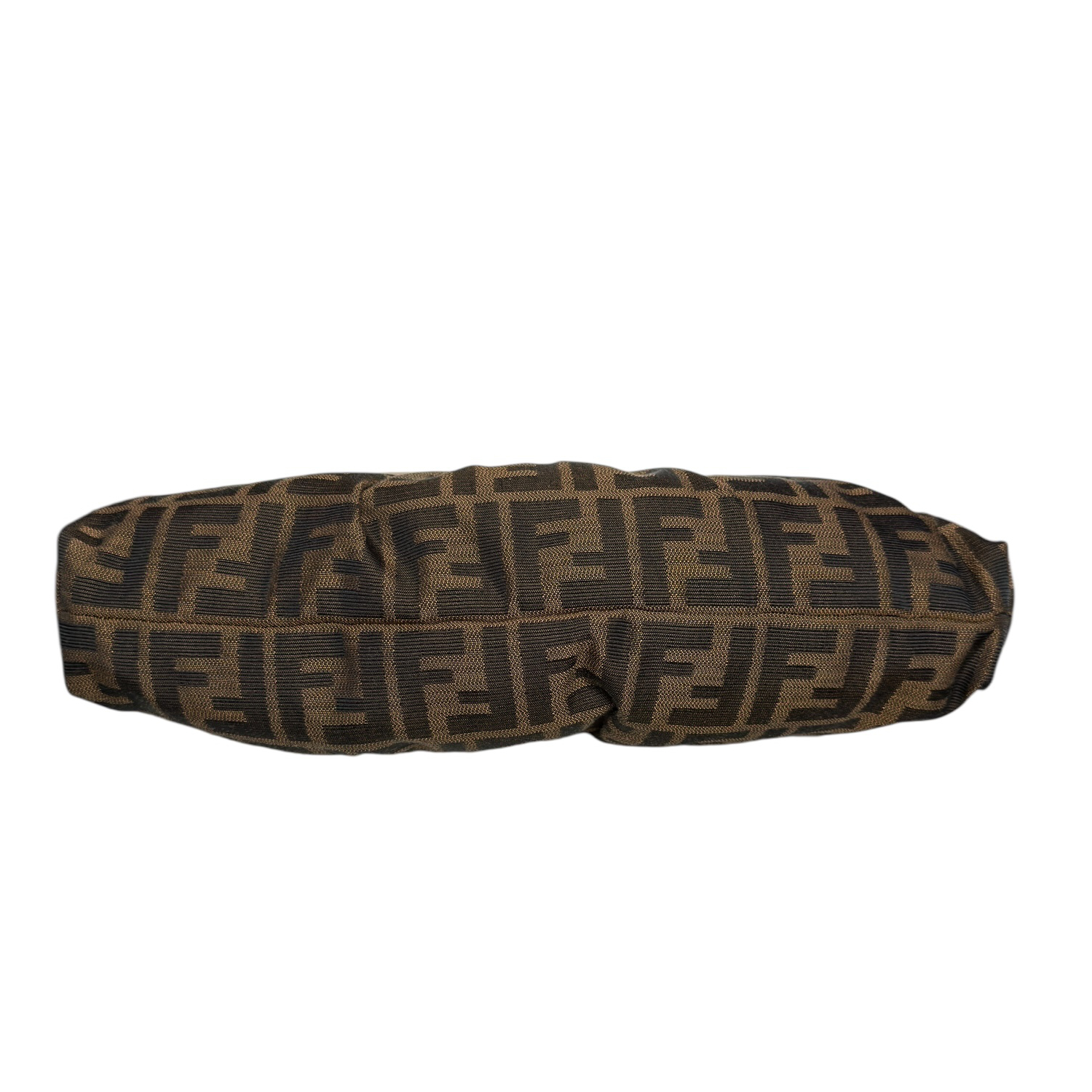 Fendi Zucca Monogram Chef Shoulder Bag in Brown / Baby Pink / Gold - Image 4