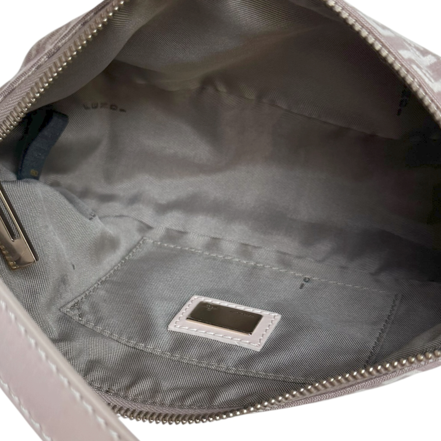 Fendi Monogram Mini Shoulder Bag in Dusty Pink / Gold - Image 6