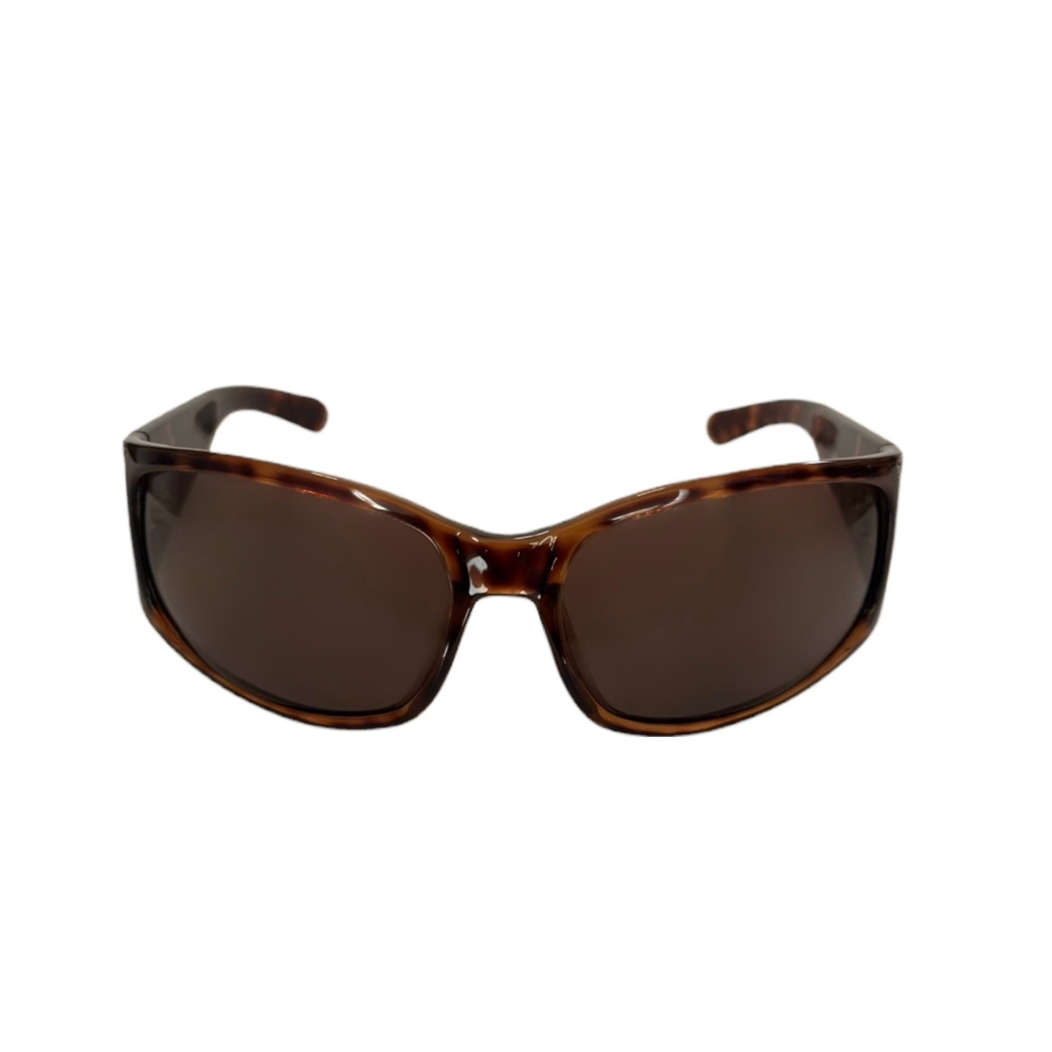 Miu Miu Flower Tortoiseshell Wraparound Sunglasses in Brown / Silver - Image 2