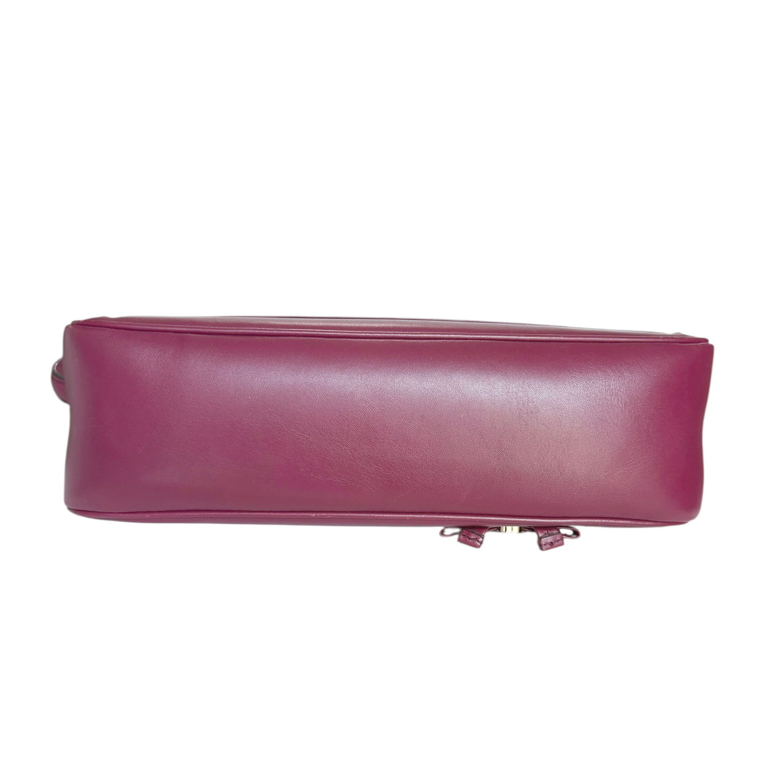 Gucci Monogram Bow Mini Shoulder Bag in Beige / Magenta Pink / Gold - Image 5