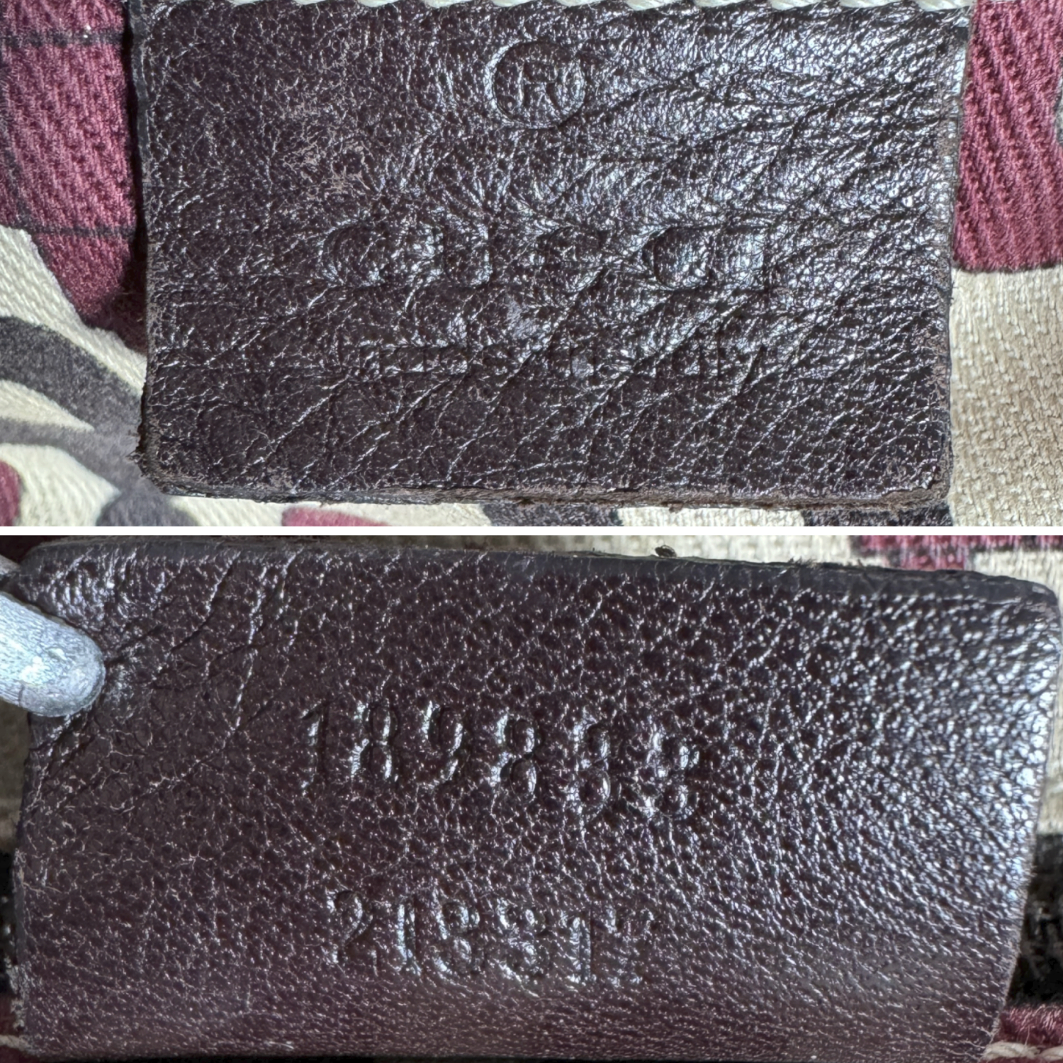 Gucci Monogram Leather D Ring Hobo Shoulder Bag in Brown / Gold - Image 7