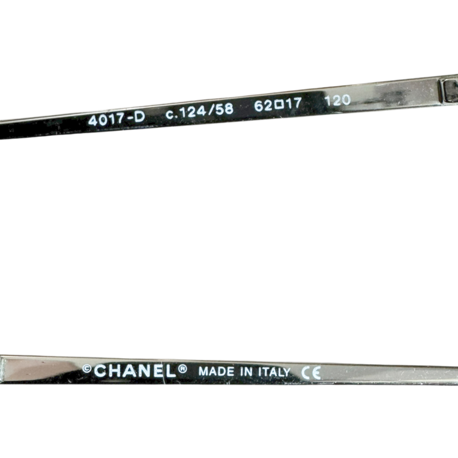 Chanel Diamante Ombre Rimless Sunglasses in Baby Pink / Silver - Image 3