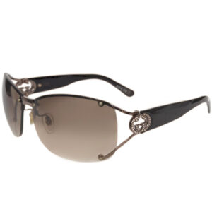 Vintage Gucci GG Diamante Sunglasses in Brown / Bronze | NITRYL