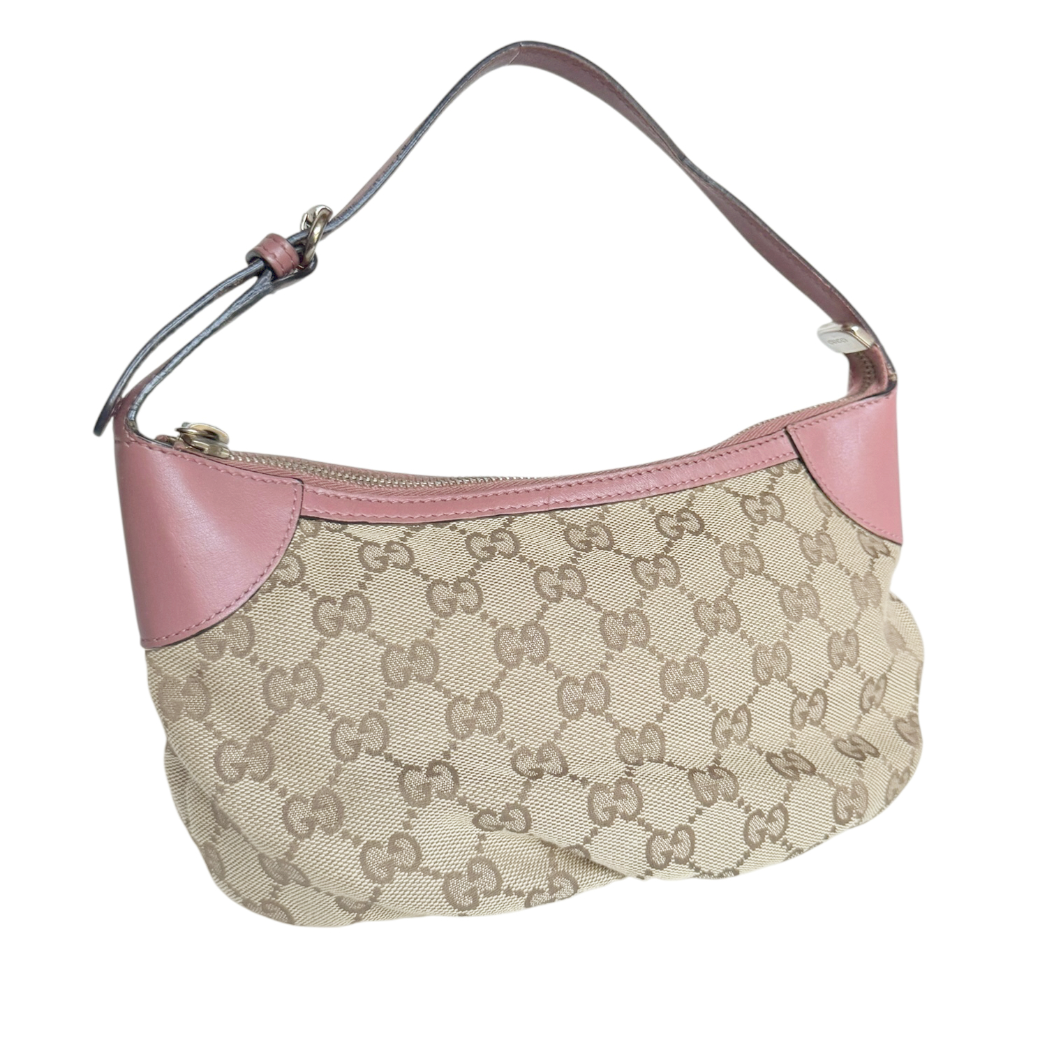 Gucci Monogram Mini Bag in Beige / Pink / Gold - Image 2