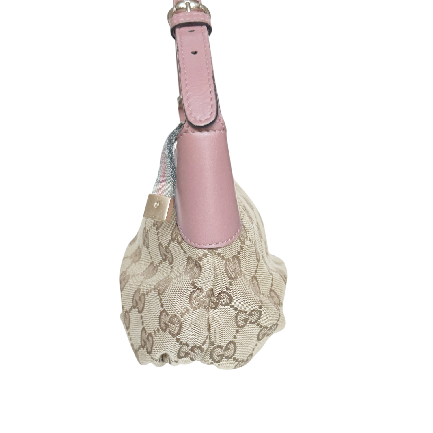 Gucci Monogram Mini Bag in Beige / Pink / Gold - Image 3