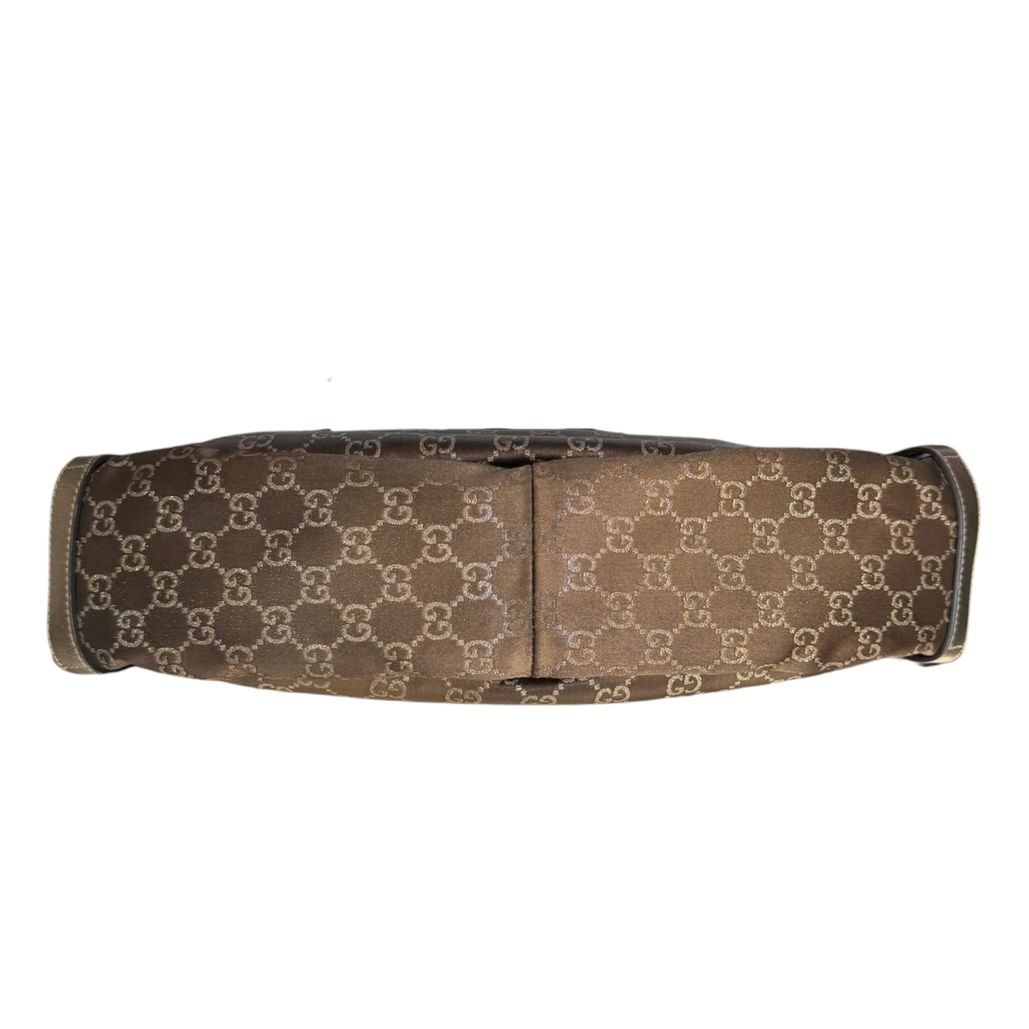 Gucci Monogram Abbey Hobo Shoulder Bag in Brown / Gold - Image 5