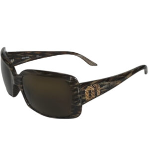 Vintage Miu Miu Diamante Logo Sunglasses in Brown | NITRYL