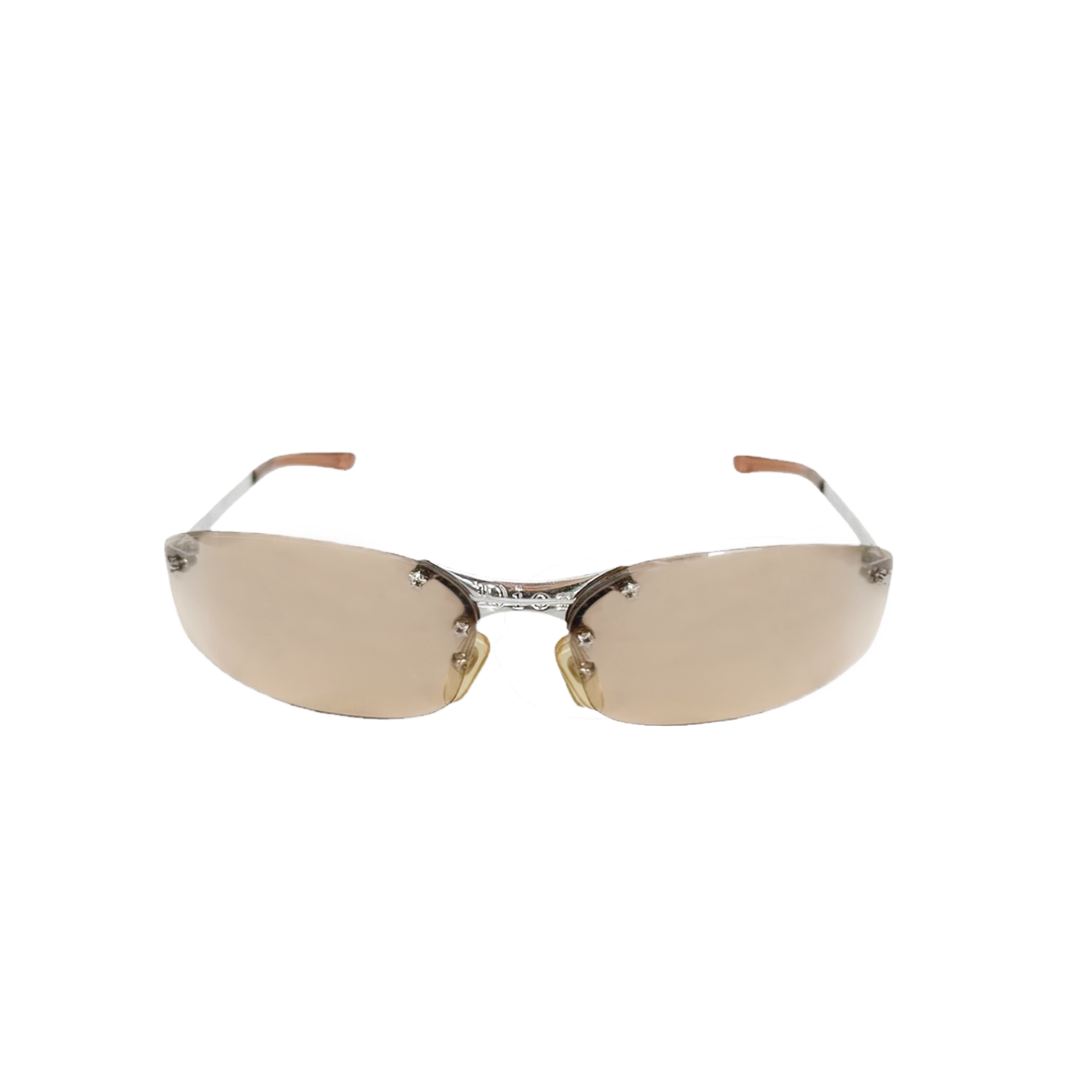 Dior Star Rimless Sunglasses in Blush / Silver - Image 2