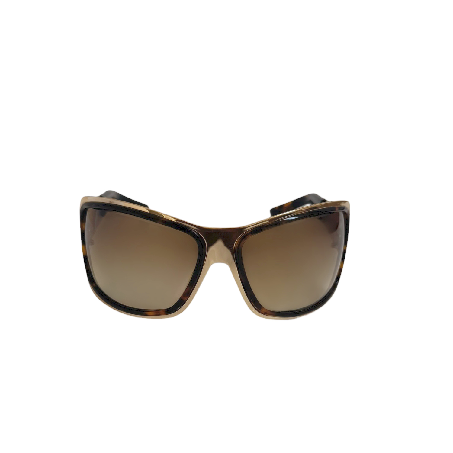 Gucci GG Logo Oversized Sunglasses in Gold / Brown - Image 2