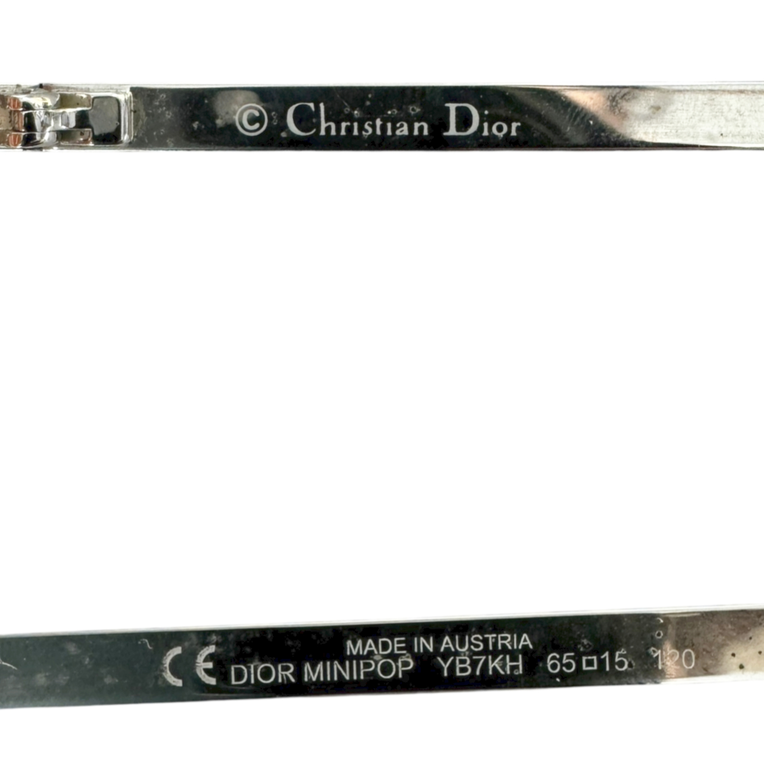 Dior Star Rimless Sunglasses in Blush / Silver - Image 3