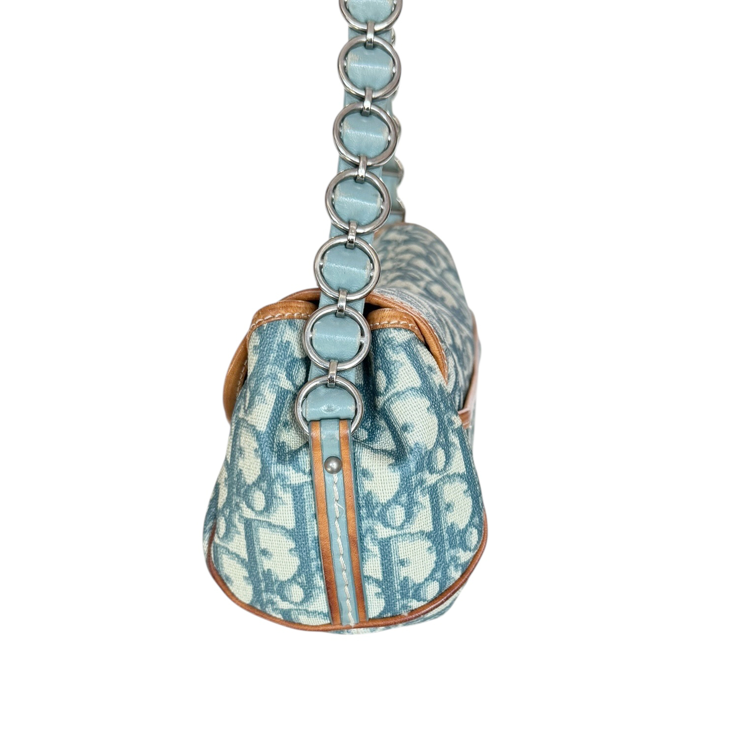Dior Heart Romantic Monogram Shoulder Bag in Blue - Image 3