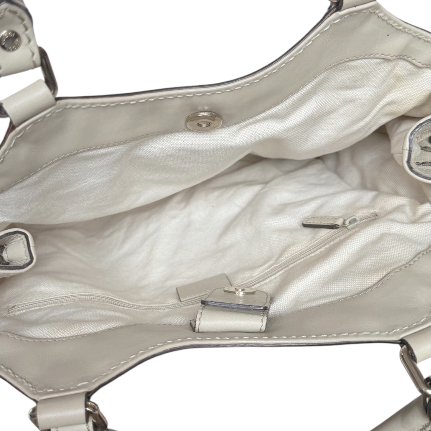 Gucci Monogram Sukey Hobo Shoulder Bag in Beige / Cream / Gold - Image 6