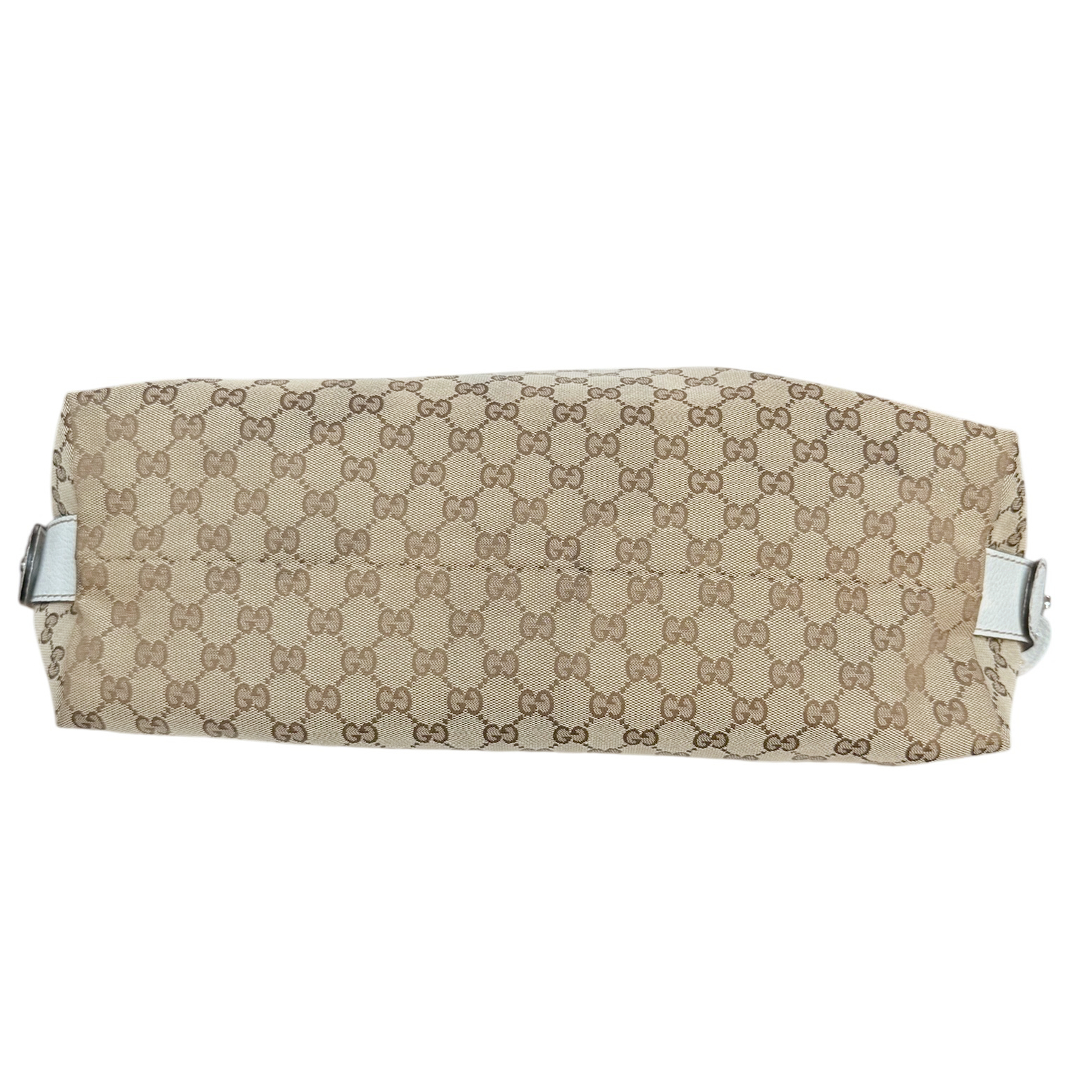 Gucci Monogram Large Hobo Shoulder Bag in Beige / White - Image 5