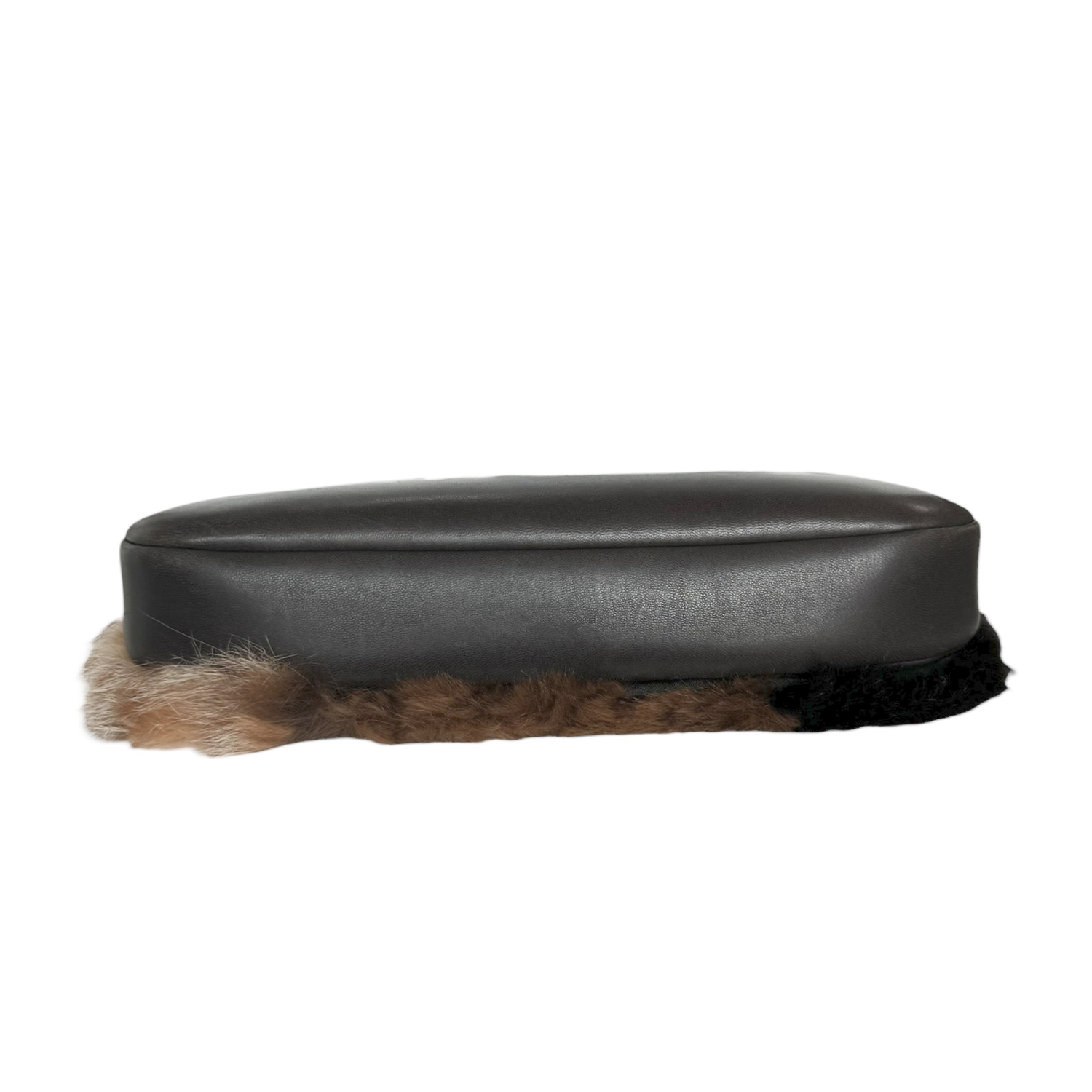 Dior Fur Leopard Print Malice Shoulder Bag in Brown / Gold - Image 5