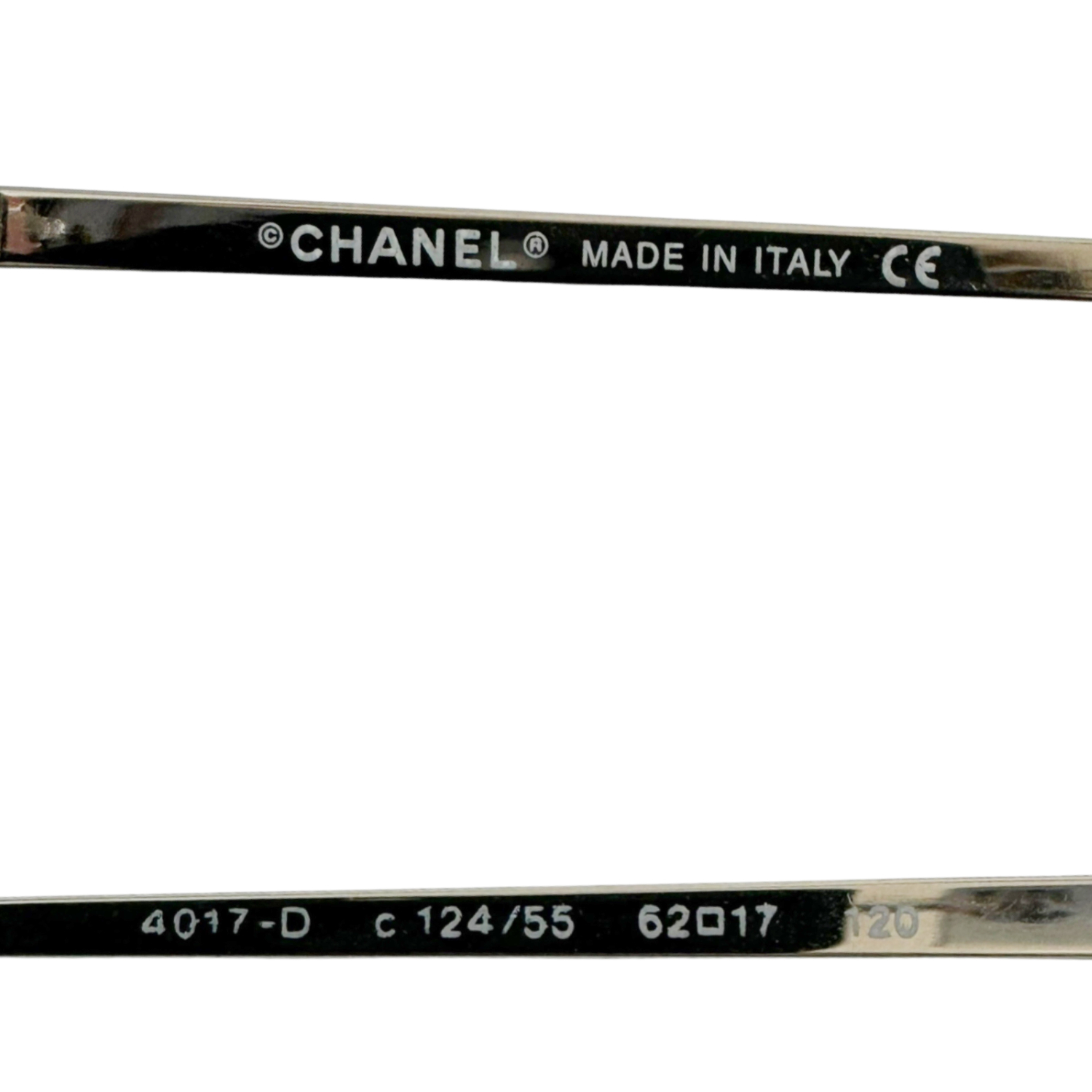 Chanel Diamante Ombre Rimless Sunglasses in Blue / Silver - Image 3