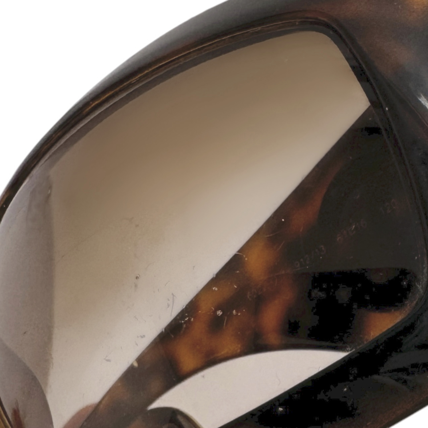 Chanel Logo Oversized Sunglasses in Tortoiseshell Brown / Gold - Image 3