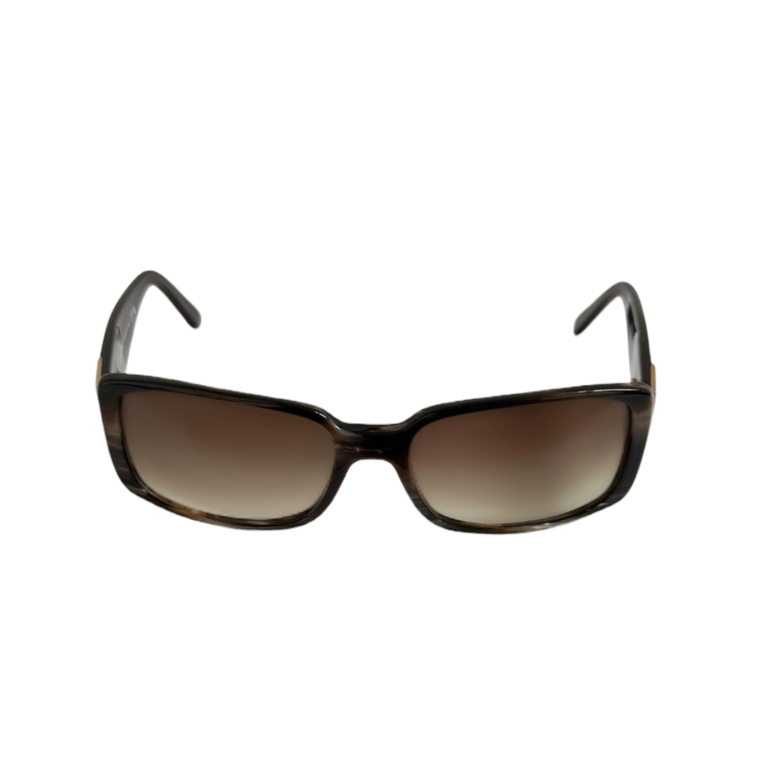 Chanel Logo Sunglasses in Brown / Gold - Image 2